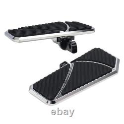 Driver Rubber Rider Insert Floorboard Footboard Pads For Harley XL883 XL1200/R/S