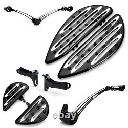 Edge cut Floorboards passenger Brake arm lever For Harley Touring 2014-up