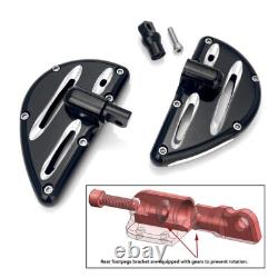 Edge cut Floorboards passenger Brake arm lever For Harley Touring 2014-up