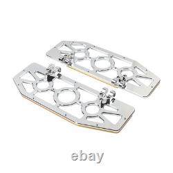 FIT For Harley Electra Glide FLHT FLHTC Rider Driver Floorboards Foot Peg Pedals