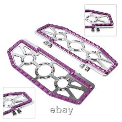 FIT Harley Electra Glide FLHT FLHTC Rider Driver Floorboards Foot Peg Pedals