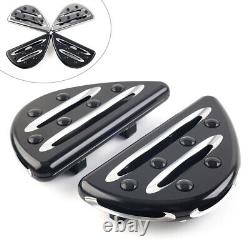 Fit Harley Touring 1993+Rear Passenger Floorboard Foot Pegs Left & Right Black