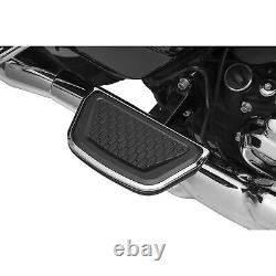 Floorboard Covers for V-Twin Passenger Board Inserts Hex Chrome 5902