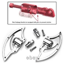 Floorboard Heel Toe Shift Lever Passenger Footboards For Harley FLHTKL 1980-2023