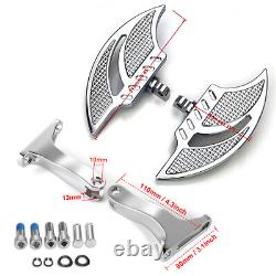 Floorboard Heel Toe Shift Lever Passenger Footboards For Harley FLHTKL 1980-2023