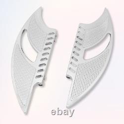 For Harley 2000-up Touring Street Road Glide Chrome Rider Floorboard 12-16 FLD