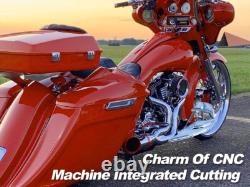 For Harley 2000-up Touring Street Road Glide Chrome Rider Floorboard 12-16 FLD