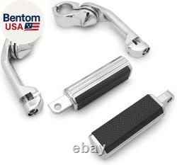 For Harley Davidson Floorboards Touring Street Road Glide Passenger Defiance Flo