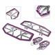 For Harley Electra Road Glide Driver Passenger Floorboard Foot Peg Pedals 4x