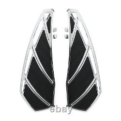 For Harley FLD Dyna 12-16, FL Softail 86-17, Touring/Trike 86+ Rider Floorboards