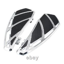 For Harley FLD Dyna 12-16, FL Softail 86-17, Touring/Trike 86+ Rider Floorboards