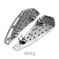 For Harley FLD Dyna 12-16, FL Softail 86-17, Touring/Trike 86+ Rider Floorboards