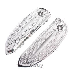 For Harley FLT Touring, FLST Softail 1 Pair of Front Rider Floorboards/Footrests