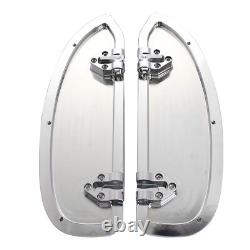 For Harley FLT Touring, FLST Softail 1 Pair of Front Rider Floorboards/Footrests