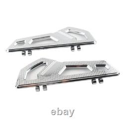 For Harley Softail Touring Road Glide Driver Rider Floorboard Footboard Chrome For Harley Softail Touring Road Glide Driver Rider Floorboard Footboard Chrome