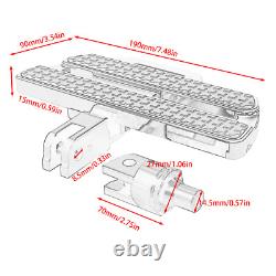 For Honda Gold Wing GL1800 2001-2024, 1 Pair of Aluminum Alloy Rider Floorboards