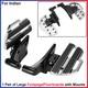 For Indian Challenger Adjustable, Foldable Passenger Floorboards Rear Footboards