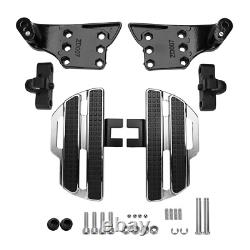 For Indian Challenger Adjustable, Foldable Passenger Floorboards Rear Footboards