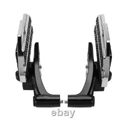 For Indian Challenger Adjustable, Foldable Passenger Floorboards Rear Footboards