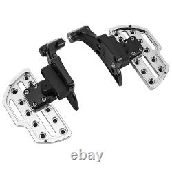For Indian Challenger Adjustable, Foldable Passenger Floorboards Rear Footboards