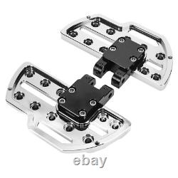 For Indian Challenger Adjustable, Foldable Passenger Floorboards Rear Footboards