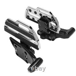 For Indian Challenger Adjustable, Foldable Passenger Floorboards Rear Footboards