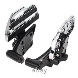 For Indian Challenger Adjustable, Foldable Passenger Floorboards Rear Footboards