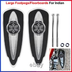 For Indian Challenger, Roadmaster 1 Pair Large Rider Floorboards / Footboards