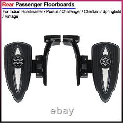 For Indian Challenger Roadmaster Springfield Foldable Rear Passenger Floorboards