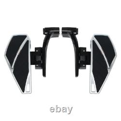 For Indian Roadmaster, Challenger, Chieftain Foldable Rear Floorboards Chrome