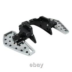 For Indian Roadmaster, Challenger, Chieftain Foldable Rear Floorboards Chrome