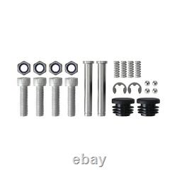 For Indian Roadmaster, Challenger, Chieftain Foldable Rear Floorboards Chrome