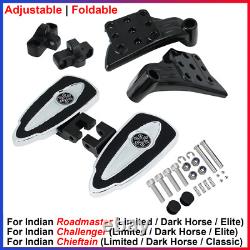 For Indian Roadmaster, Challenger, Chieftain Passenger Floorboards with Mounts