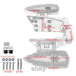 For Indian Roadmaster, Challenger, Chieftain Passenger Floorboards with Mounts