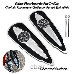 For Indian Roadmaster Chieftain Pursuit Dark Horse Challenger Rider Floorboards