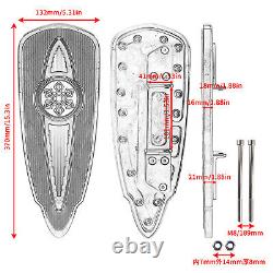 For Indian Roadmaster Chieftain Pursuit Dark Horse Challenger Rider Floorboards