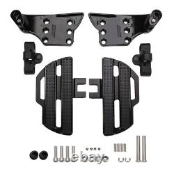 For Indian Roadmaster Foldable, Adjustable Passenger Floorboards Rear Footboards