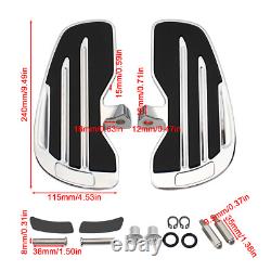 For Indian Scout Classic, Bobber, Sixty ABS 2015-2025 Chrome Rider Floorboards