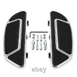 Front Driver Rider Floorboard Fit For Harley Touring 1986-2023 Softail Fat Boy