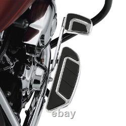 Front Driver Rider Floorboard Fit For Harley Touring 1986-2023 Softail Fat Boy