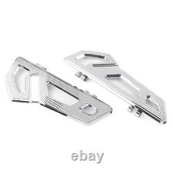 Front Driver Rider Floorboard Footboard 2PCS Fit Harley Softail Touring Chrome Front Driver Rider Floorboard Footboard 2PCS Fit Harley Softail Touring Chrome