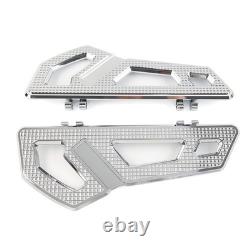 Front Driver Rider Floorboard Footboard Fit Harley Softail Touring Chrome 2pcs Front Driver Rider Floorboard Footboard Fit Harley Softail Touring Chrome 2pcs