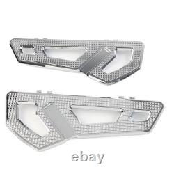 Front Driver Rider Floorboard Footboard Fit Harley Softail Touring Chrome 2pcs