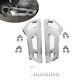 Front Driver Rider Floorboard Footboard Fit Harley Softail Touring Chrome Pair