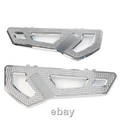Front Driver Rider Floorboard Footboard For Harley Softail Touring Chrome 2pcs