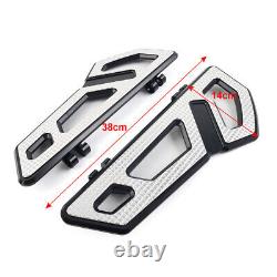 Front Driver Rider Floorboard Footboard For Harley Softail Touring Chrome 2pcs