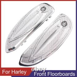 Front Floorboards For Harley Touring Softail FLST Dyna Switchback FLD Rider Pegs