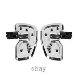 Front Footboards Chrome Rider Floorboards For Honda Gold Wing GL1800 2001-2024