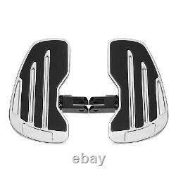 Front Rider Floorboards Footboards For Honda Gold Wing GL1800 2001-2024 (Chrome)