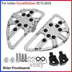 Front Rider Floorboards Footboards For Indian Scout/Bobber 2015-2024 2017 2022